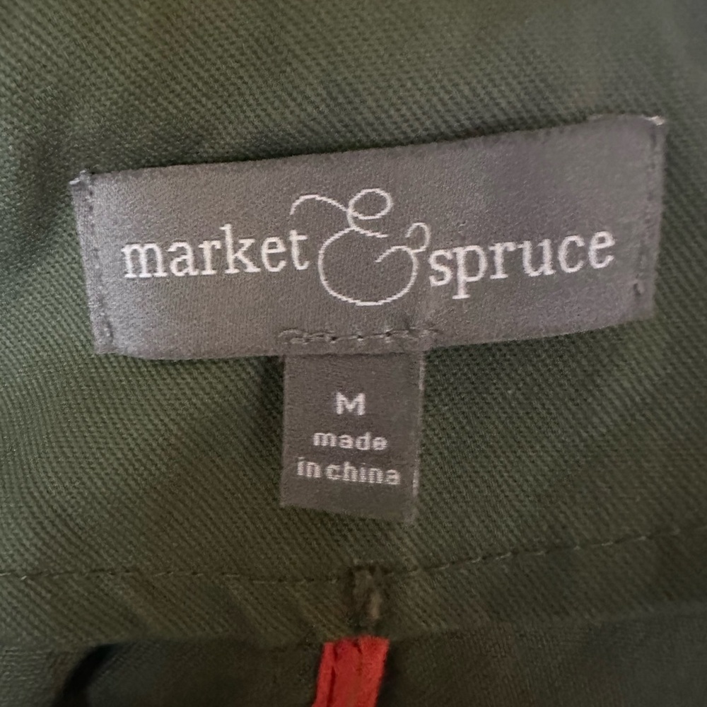 EUC Market & Spruce Jahana Cargo Zip Up Hooded Vest Size Medium - Picture 8 of 9
